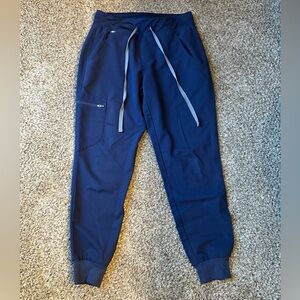FIGS Scrub set Navy Size XS joggers and scrub shirt